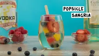 White Wine Popsicle Sangria - Tipsy Bartender