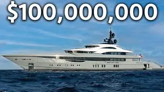 $100M Mega Yacht Tour | Ultra-Luxury Floating Mansion in Istanbul