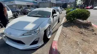Stance cars and coffee in Pomona California