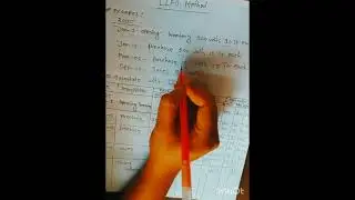 HSC-English version||Accounting second paper || Chapter-8(closing inventory methods)LIFO-Method