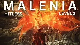 ELDEN RING - Malenia, Blade of Miquella - Level 1 Wretch - No hit (med roll)