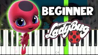 Miraculous LadyBug - Stationation Theme - VERY EASY Piano Tutorial