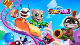 Talking Tom Blast Park💥iOS Android Gameplay Le - #5 Full Screen