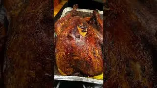 This was the turkey I grilled Wednesday for us to eat thanksgiving