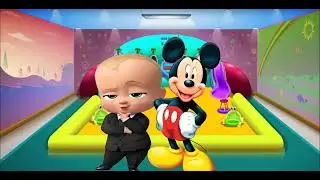 BAD BOSS BABY WRONG HEADS AND MICKEY MOUSE WRONG HEADS Baby Boss anh Mickey Mouse finger family