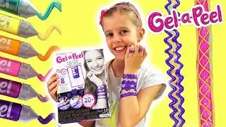ГЕЛЕВЫЕ Украшения DIY Крутой НАБОР для ТВОРЧЕСТВА Gel-a-peel // Вики Лайф