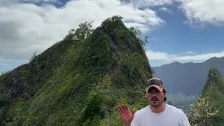 Hiking Mount Olomana (Three Peaks) in Oahu, Hawaii