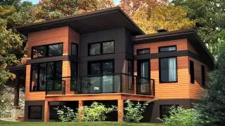 Plan de chalet modulaire Pro-Fab : Mod&egrave;le Panorama
