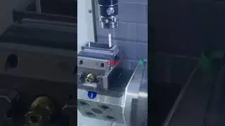 Haas CNC mill broaching