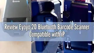 Review Eyoyo 2D Bluetooth Barcode Scanner Compatible with iPad, Tablet, iPhone, Android Phone, 3000m