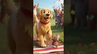 The Big Race | Cat, Dog & Mouse Story About Teamwork and Friendship