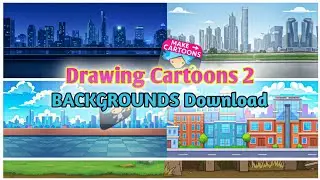 Free 2D Backgrounds for Drawing Cartoons 2 | HN Animation