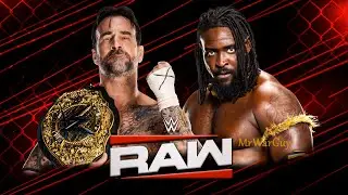 CM Punk vs Oba Femi 😱 WWE RAW Netflix The Best In The World vs The Ruler WWE2K25