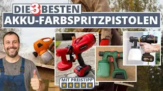 Die 3 besten Akku-Farbspritzpistolen - Work, Bosch & Einhell