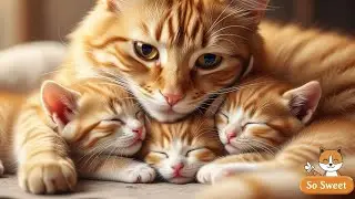 Ginger Kittens Showing Pure Love & Care that Will Melt Your Heart I Little Cat Reacts