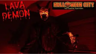 Halloween City 2022 LAVA DEMON Animatronic Unboxing/Review
