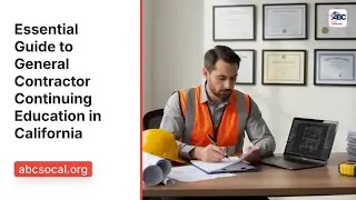 Essential Guide to General Contractor Continuing Education in California