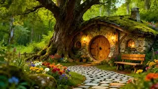 Celtic Medieval Instrumental Music &ndash; Enchanted Forest & Hobbit Village for Relaxation, Study & Sleep