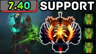 🔥 NEW PATCH 7.40 !!! HARD SUPPORT UNDYING LANE BULLY META | DOTA 2 GAMEPLAY 🔥