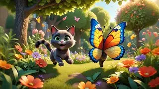 The Cat Who Caught a Butterfly 🐱🦋 | Fun Kids&rsquo; Story & Learning Video | Preschool Educational Content