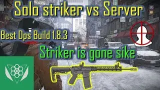 Solo Striker vs Server(Best Dps Build 1.8.3)|The Division|