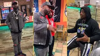 Young Buck Runs Into Spice 1 & Q Bosilini After The Show With Boosie Badazz