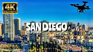 San Diego, California In 4K By Drone - Amazing View Of San Diego, California