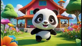 Panda Bear, Panda Bear, Twirl Around! | Cute Panda Rhyme for Toddlers | Animal Dance Song for Kids