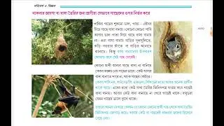 Class VI - পরিবেশ ও বিজ্ঞান - অধ্যায় ১ - পরিবেশ ও জীবজগতের পারস্পরিক নির্ভরতা (পৃষ্ঠা ১-৬) - পর্ব ১