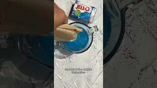 Jello Ice Cream: just 3 ingredients 👀 🩵