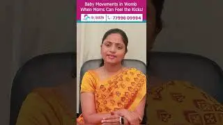 First Baby Movements During Pregnancy in Telugu || Dr Shilpa Women's Clinic #shorts #babymovement