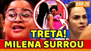 🔥💥BBB26: Milena SURRA Jordana AP&Oacute;S FLAGRA e PARTE PRA CIMA; Sarah CHORA MUITO e Matheus J&Aacute; ERA