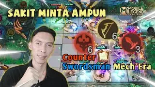 Counter Swordsman Mech Era hajar pakai 6 Archer + 6 Abyss Magic Chess MLBB