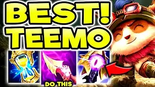 TEEMO TOP DEMOLISHES ALL BROKEN TOPLANERS LIKE A BEAST! (HIGH W/R) - S13 Teemo TOP Gameplay Guide