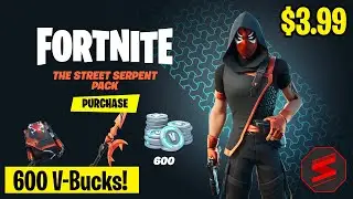 Fortnite - THE STREET SERPENT Set! (600 V-BUCKS) - Only $3.99!