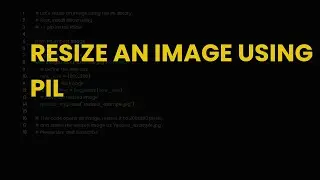 Resize an image using pil