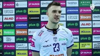 Patrik Indra, najlepszy zawodnik wczorajszego meczu.
