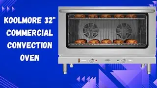 3500W Commercial Countertop Convection Oven with Full Size Pan Support & 4 Racks | KoolMore