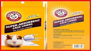 Arm & Hammer for Pets Super Absorbent Cage Liners for Guinea Pigs, Hamsters, Rabbits & All Small