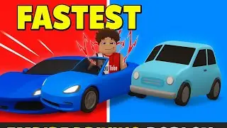 Fastest car VS slowest car in Roblox driving empire!