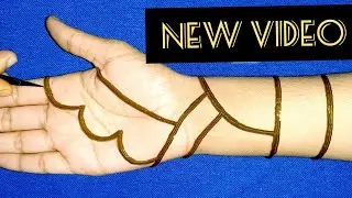 Easy Mehendi designs for Marriage & haldi celebration by Slash Art