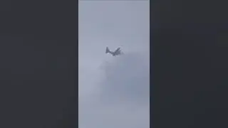 military plane  lost in clouds. #military #aviation #shorts #thankyou