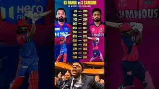 KL Rahul Vs Sanju Samson&rsquo;s Runs In Every IPL Season..🏏 #shorts #aishorts #klrahul #sanjusamson #ipl