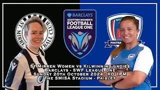 HIGHLIGHTS: St Mirren Women 1-1 Kilwinning Ladies - SWF League One - 20/10/24