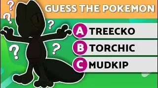 Guess 🕵️&zwj;♂️ POK&Eacute;MON 🎮 by the SILHOUETTE 🔲 | Third generation 🌿