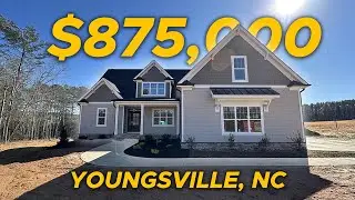 Touring an $875,000 Luxury Home in Youngsville, NC | Modern Touches + High-End Finishes