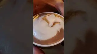 LEARNING BAR TENDER TRAINING 🌈 for Coffee ☕️ #art #barista #shots #shorts #shortsviral #hotchoco