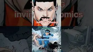 Invincible Vs Thragg ☠️🪦 comic fight. who is win? #invincible #thragg #edit #comic #comic #compare