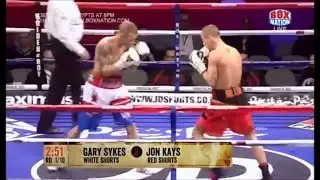 Gary Sykes vs Jon Kays 1 ENGLISH SUPER FEATHERWEIGHT TITLE┃SHANNONS GYM
