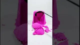 kinetic sand storytime - satisfying kinetic sand #shorts #kineticsand